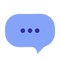 Icon Conversation Blue Icon Conversation Blue