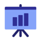 Icon Presentation Blue
